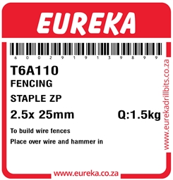 T6A110 - Fencing Staple -T6A110_Label_T